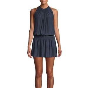 Ramy Brook Drop Waist Dress. Charcoal Gray. Sz L